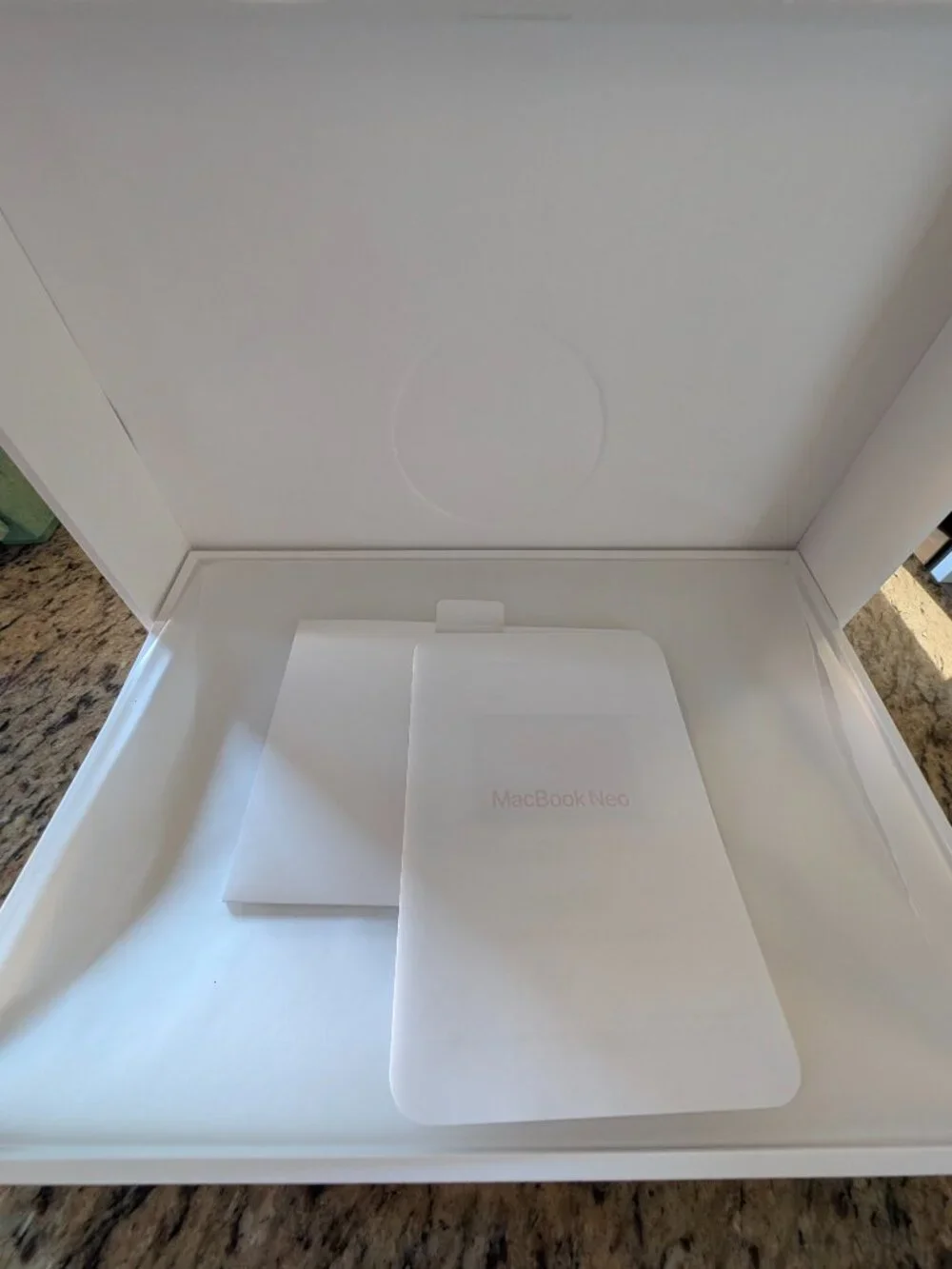 Apple Mac Book Neo Empty Box - No Product - Pristine Condition